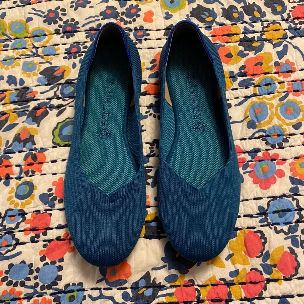 Rothy’s Size 11 The Flat in Topaz  (Retired Color)